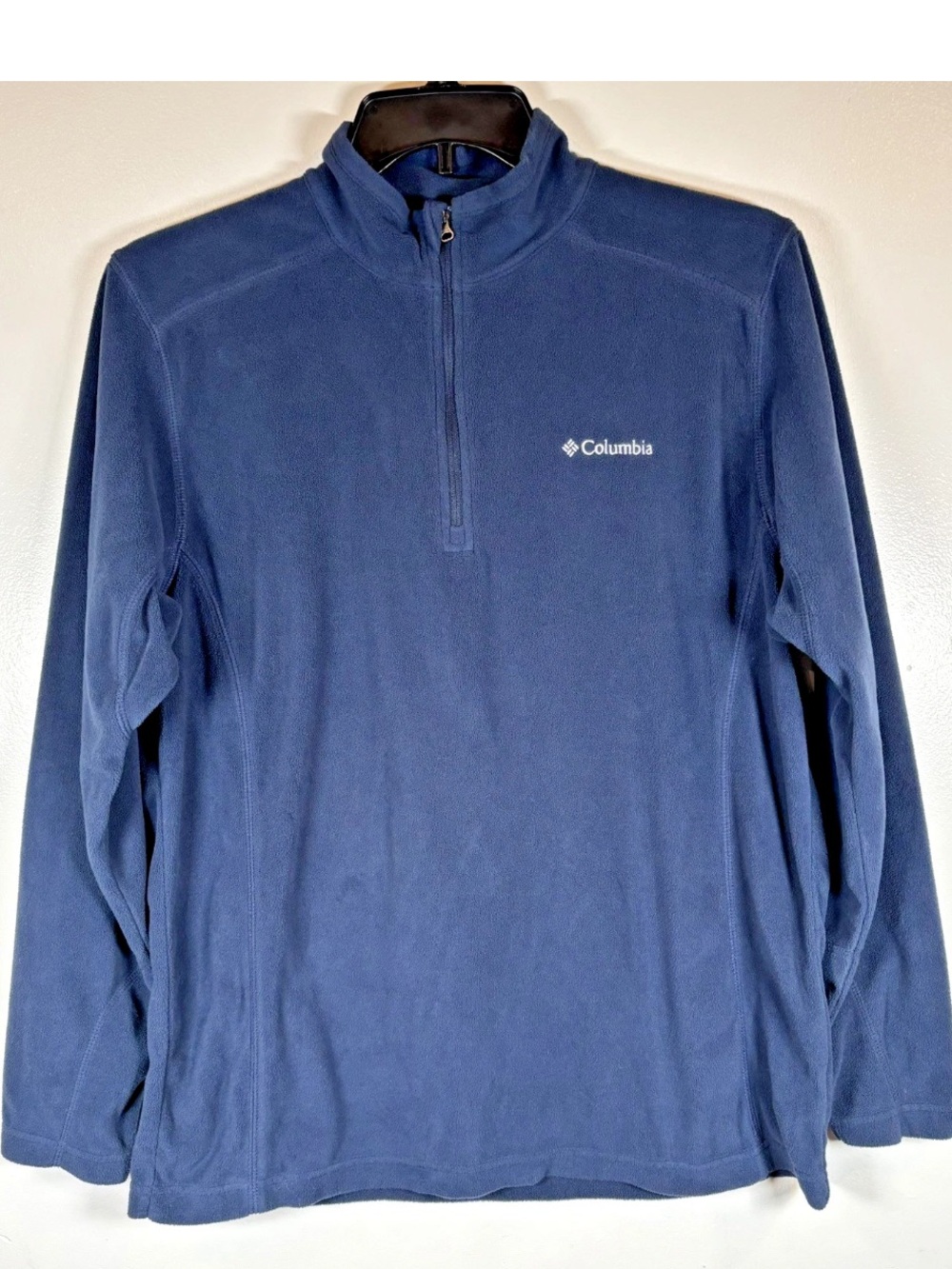 Columbia Klamath Range II Pullover Half Zip Fleece Top Men’s M Navy Lightweight